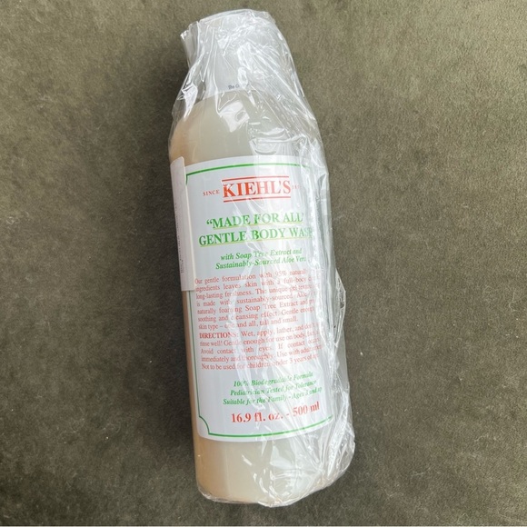 Kiehls Men’s Aloe Vera Gentle Body Cleanser Made for ALL 500ml - Picture 4 of 6